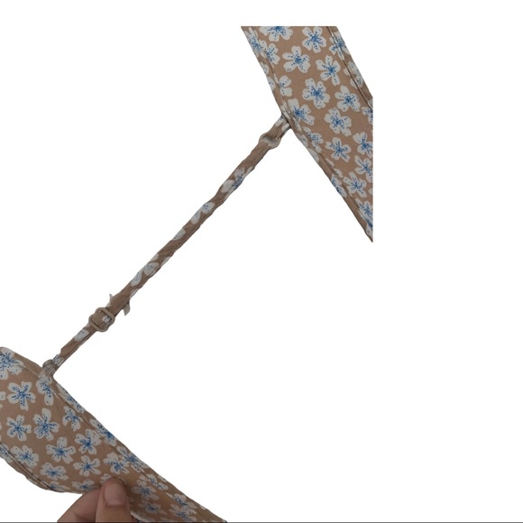 Tan Floral Pool Coverup - Picture 3 of 4